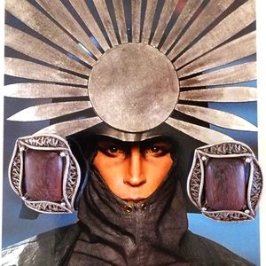 Oscar de la Renta Signed Clip Earrings Vintage